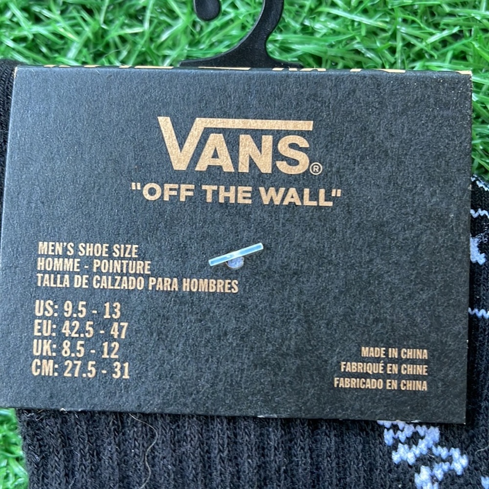 VANS “Off The Wall” Women’s socks "Thank you. Have a nice day. Thank you for..." - Picture 3 of 11
